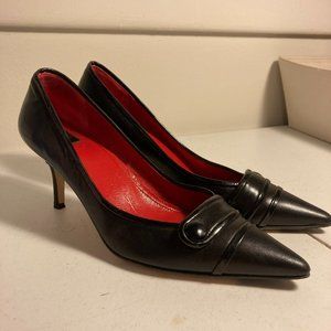 Coach Kennedi black heels Italy